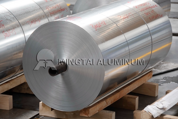 Aluminum foil for cable shielding